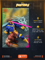 Mutant Force — Hand-Finished 3D Wall Art