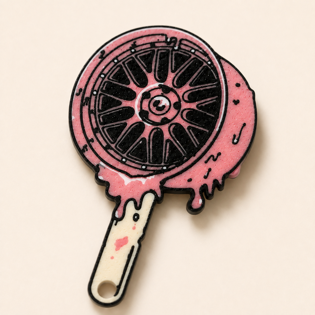 RIM POP 🍭🏁 — 3D Printed Keychain