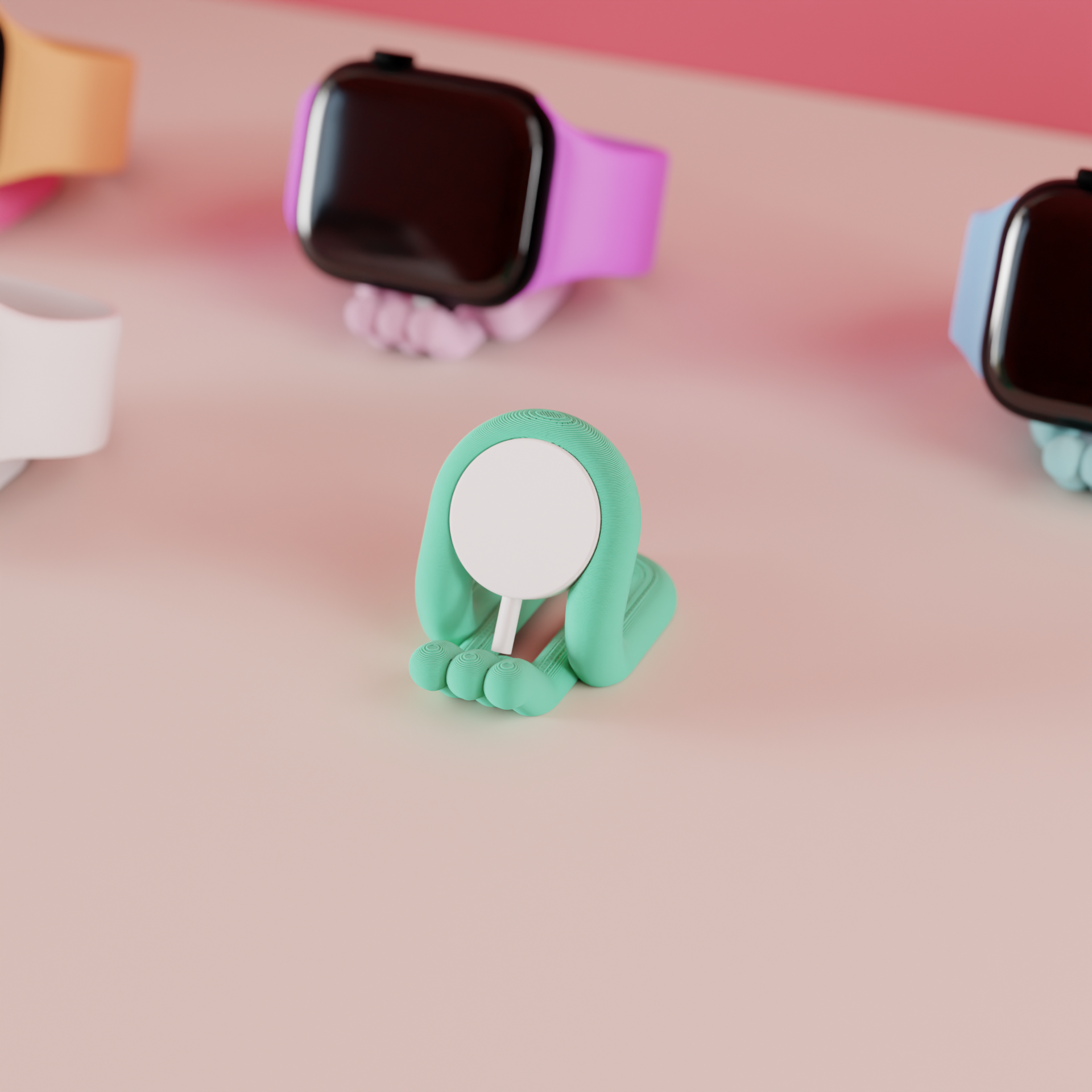 Mini Puck Watch Charger Stand