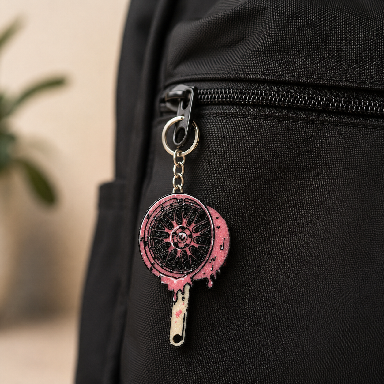 RIM POP 🍭🏁 — 3D Printed Keychain