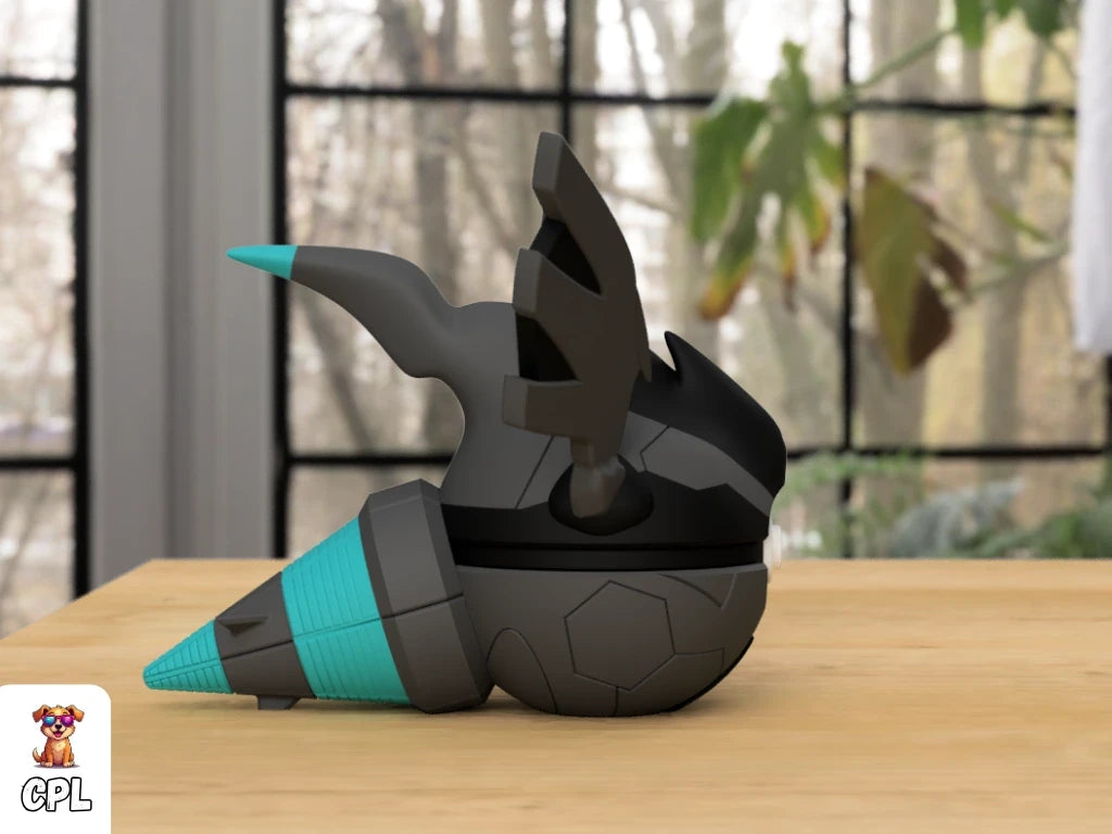 Shadow Thunder — Zekrom Inspired | PokeFORM Fan Art Collectible Secondary image