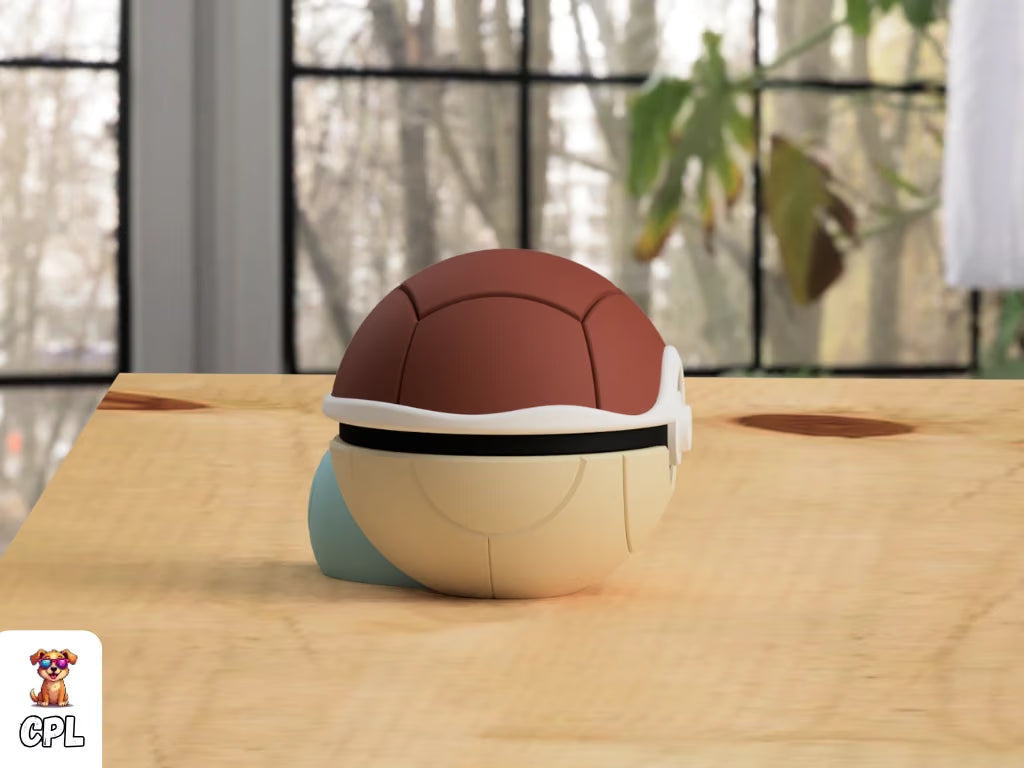 Shell Mode — Squirtle | PokeFORM 3D Collectible