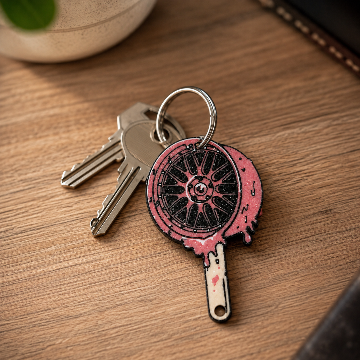 RIM POP 🍭🏁 — 3D Printed Keychain Secondary image