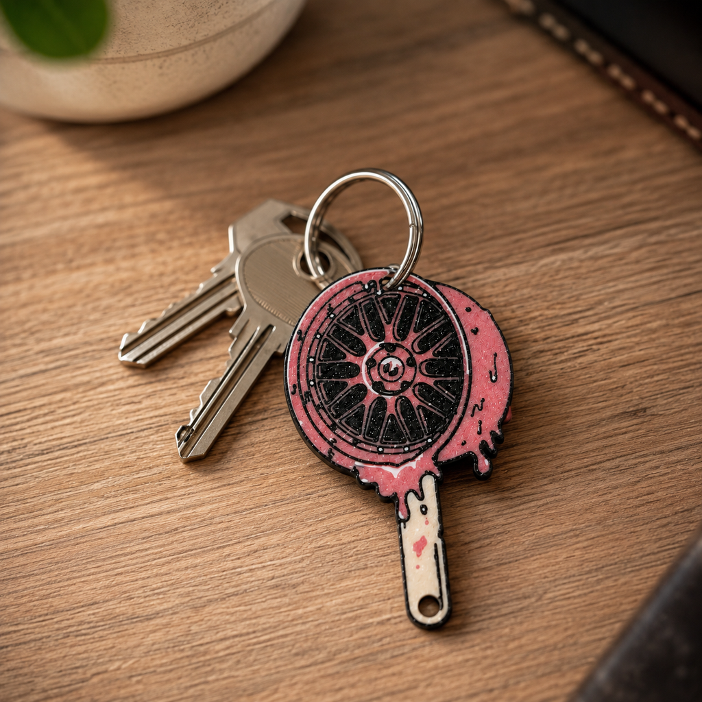 RIM POP 🍭🏁 — 3D Printed Keychain