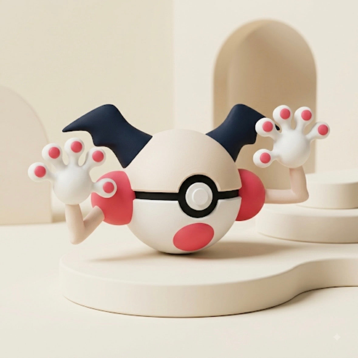Personal Space? — Mr. Mime | PokeFORM 3D Collectible Main image