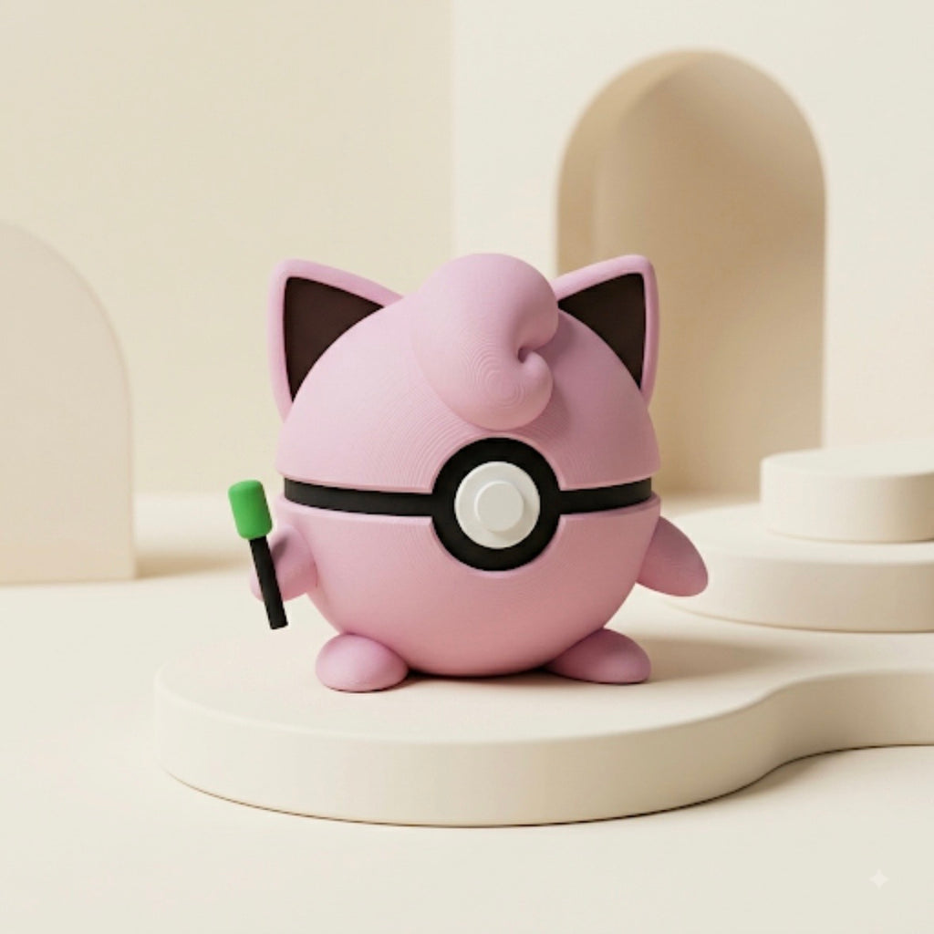 Mic Check — Jigglypuff | PokeFORM 3D Collectible