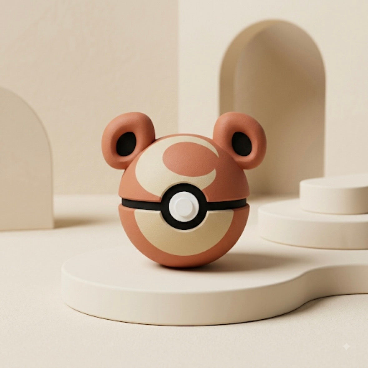 Moon Child — Teddiursa | PokeFORM 3D Collectible