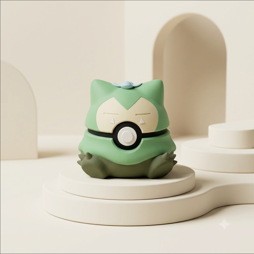 Mosslax — Snorlax | PokeFORM 3D Collectible