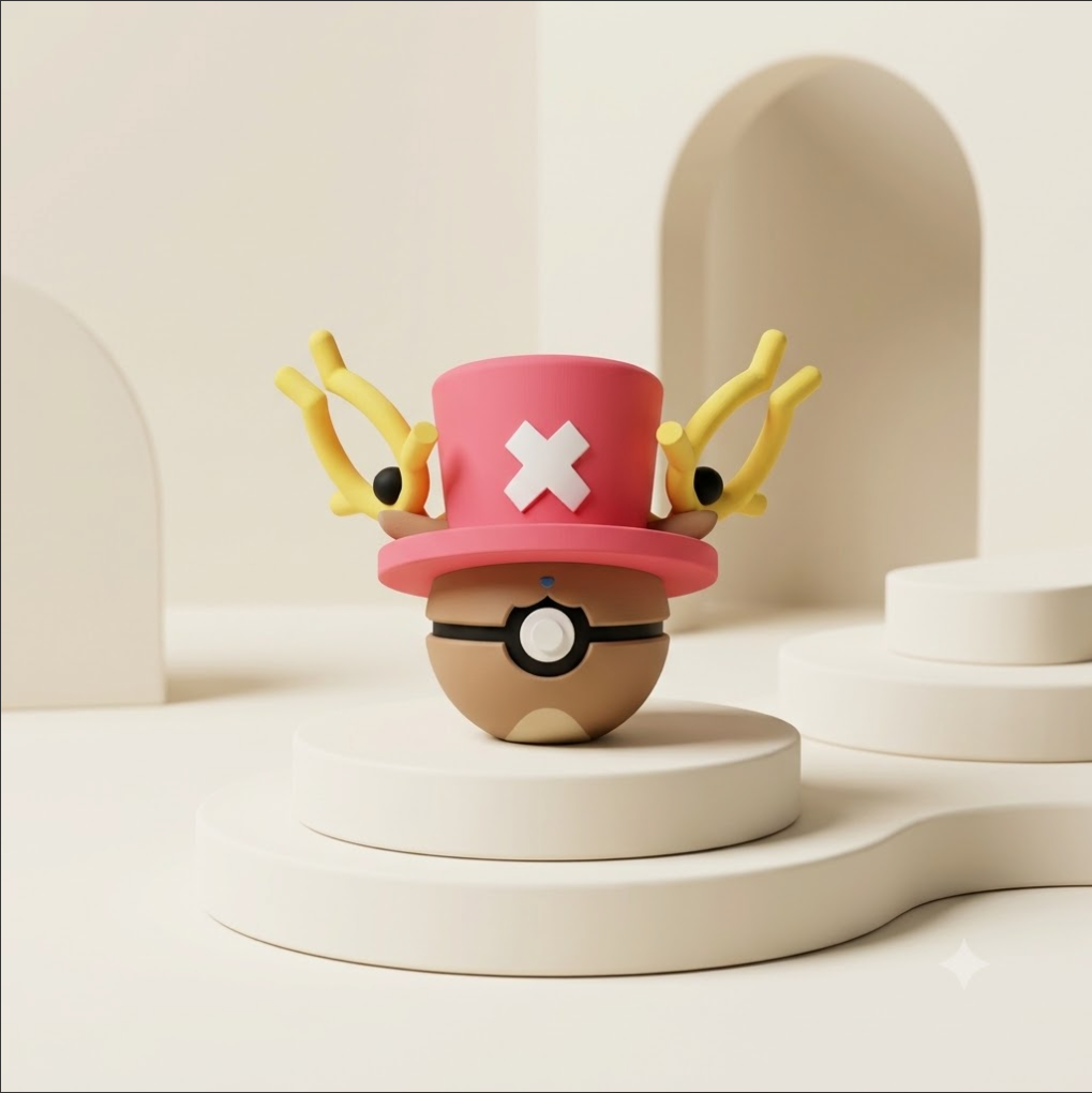 Reindeer Recruit — Tony Tony Chopper × Stantler | PokeFORM Crossover Collectible