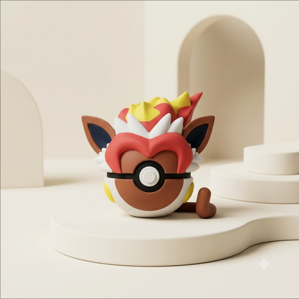 Blaze Crown — Infernape | PokeFORM 3D Collectible Main image