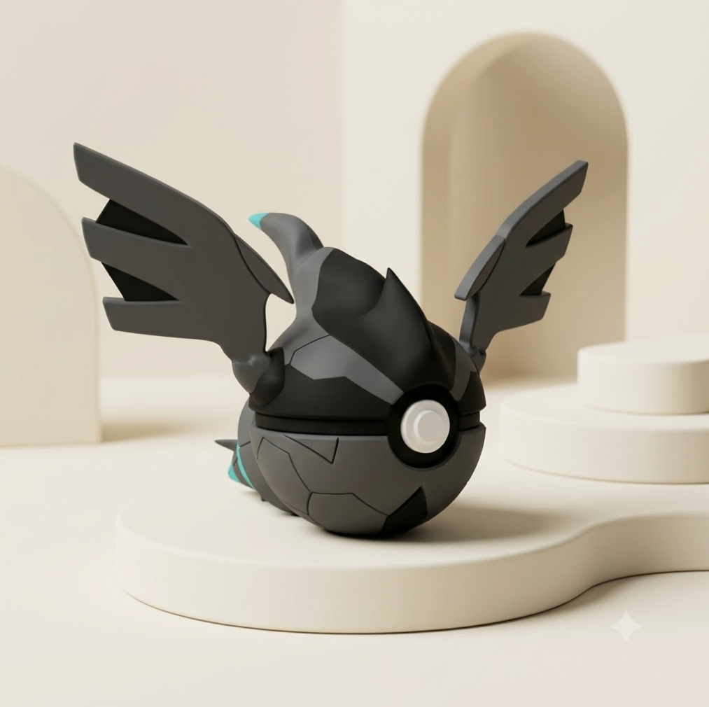Shadow Thunder — Zekrom Inspired | PokeFORM Fan Art Collectible