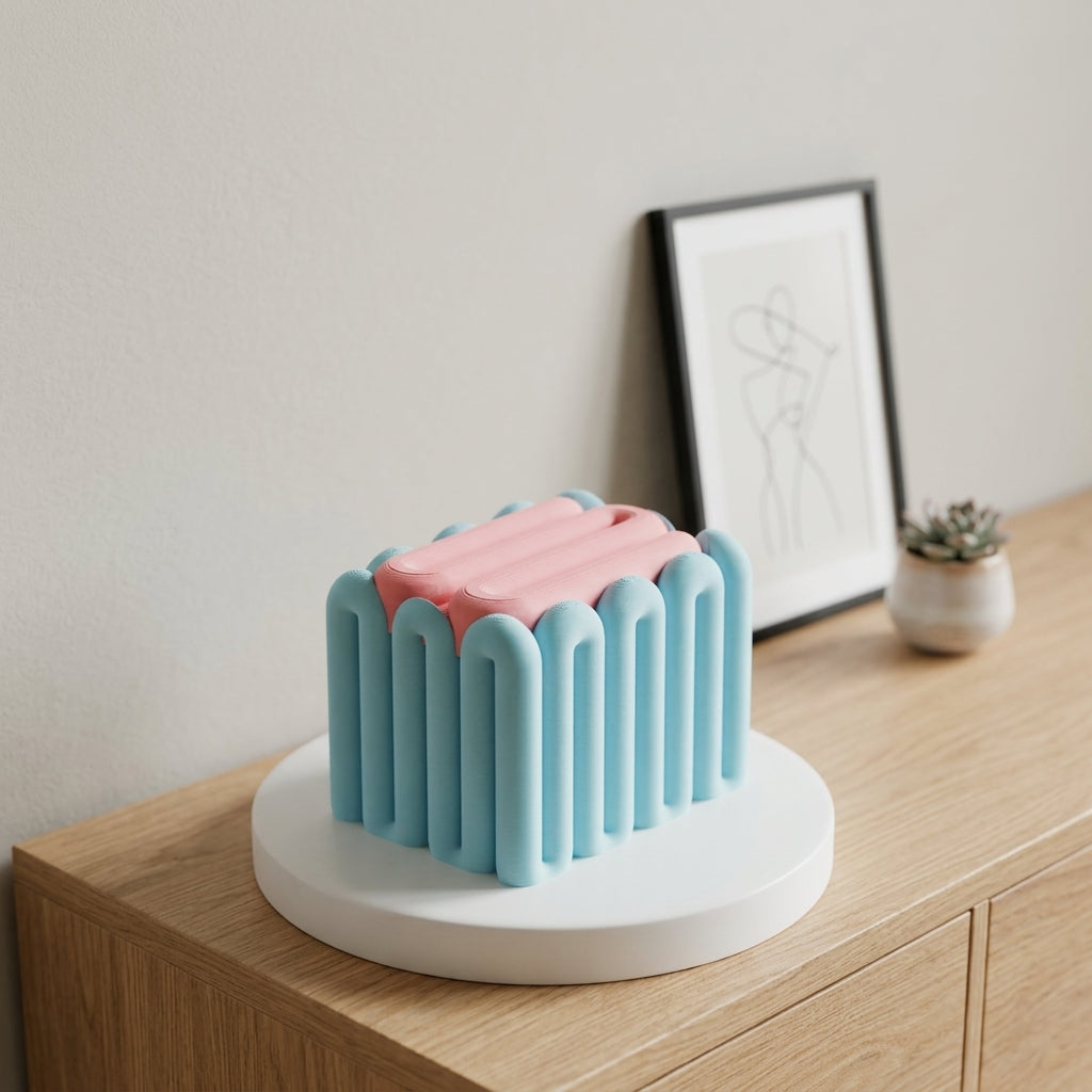 LOOP Storage Box – Sculptural Desktop Organiser