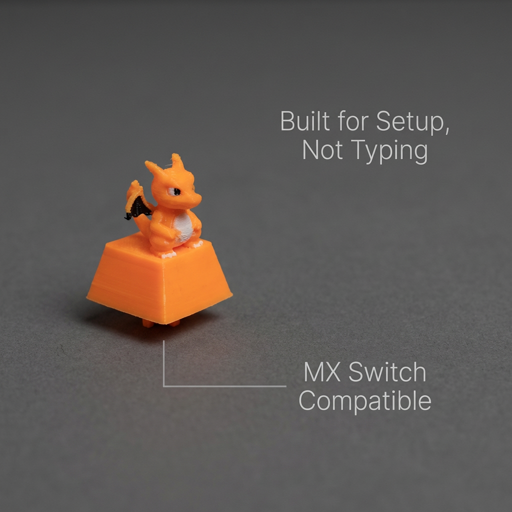 Charizard Keycap – MX Switch Compatible Secondary image