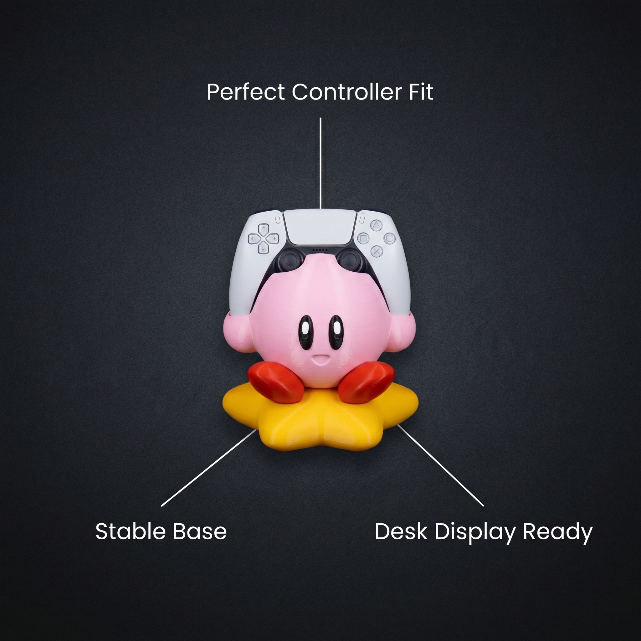 Star Buddy Controller Stand – Gaming Desk Essential Secondary image