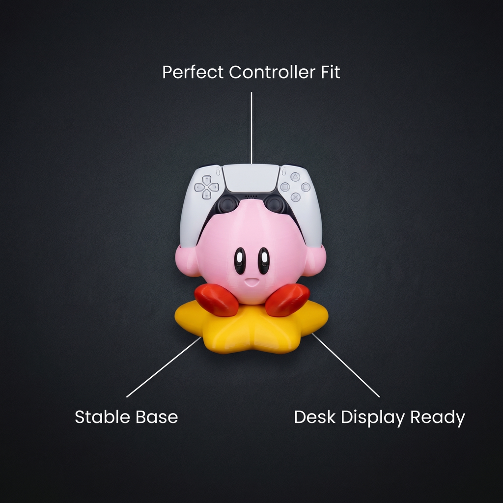 Star Buddy Controller Stand – Gaming Desk Essential