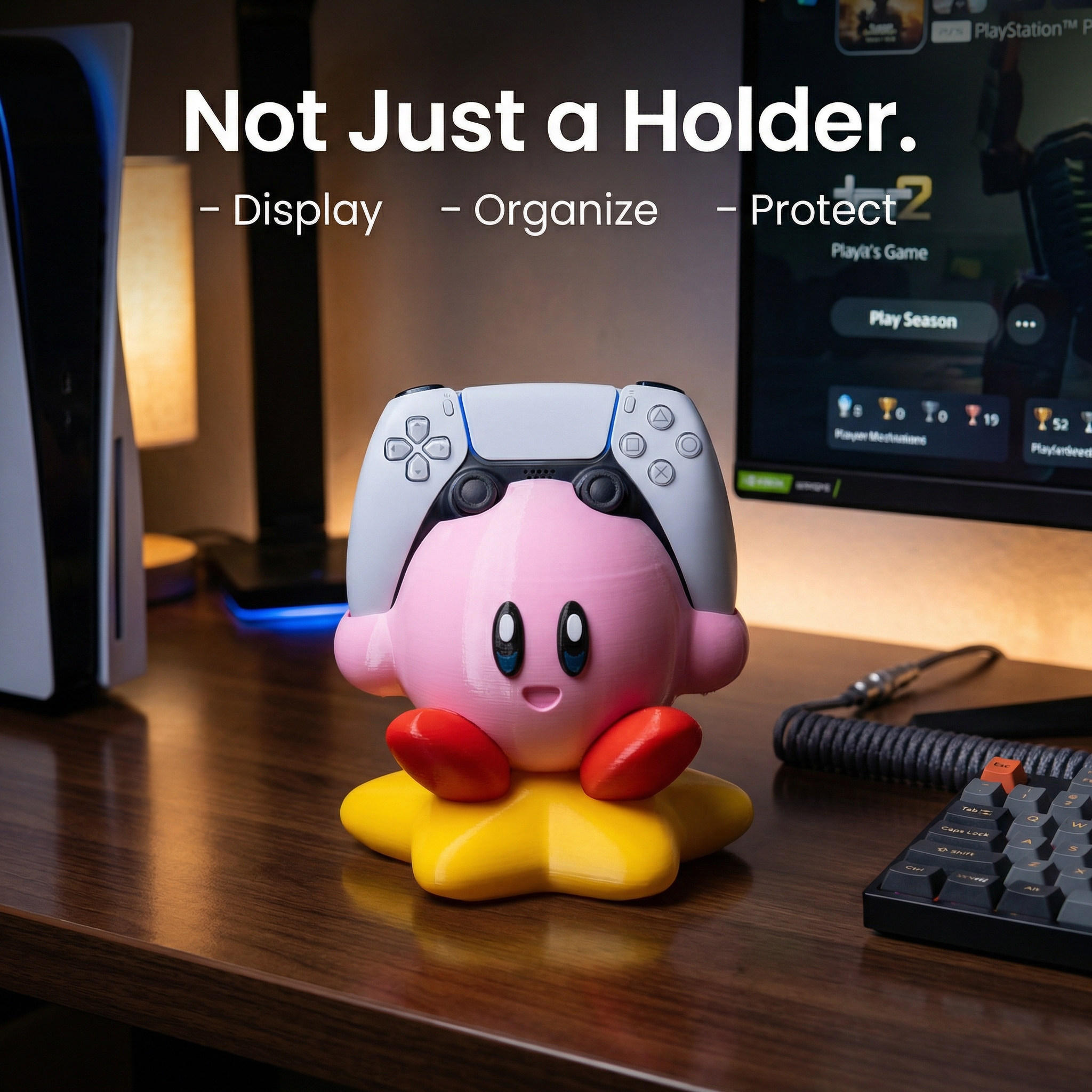 Star Buddy Controller Stand – Gaming Desk Essential