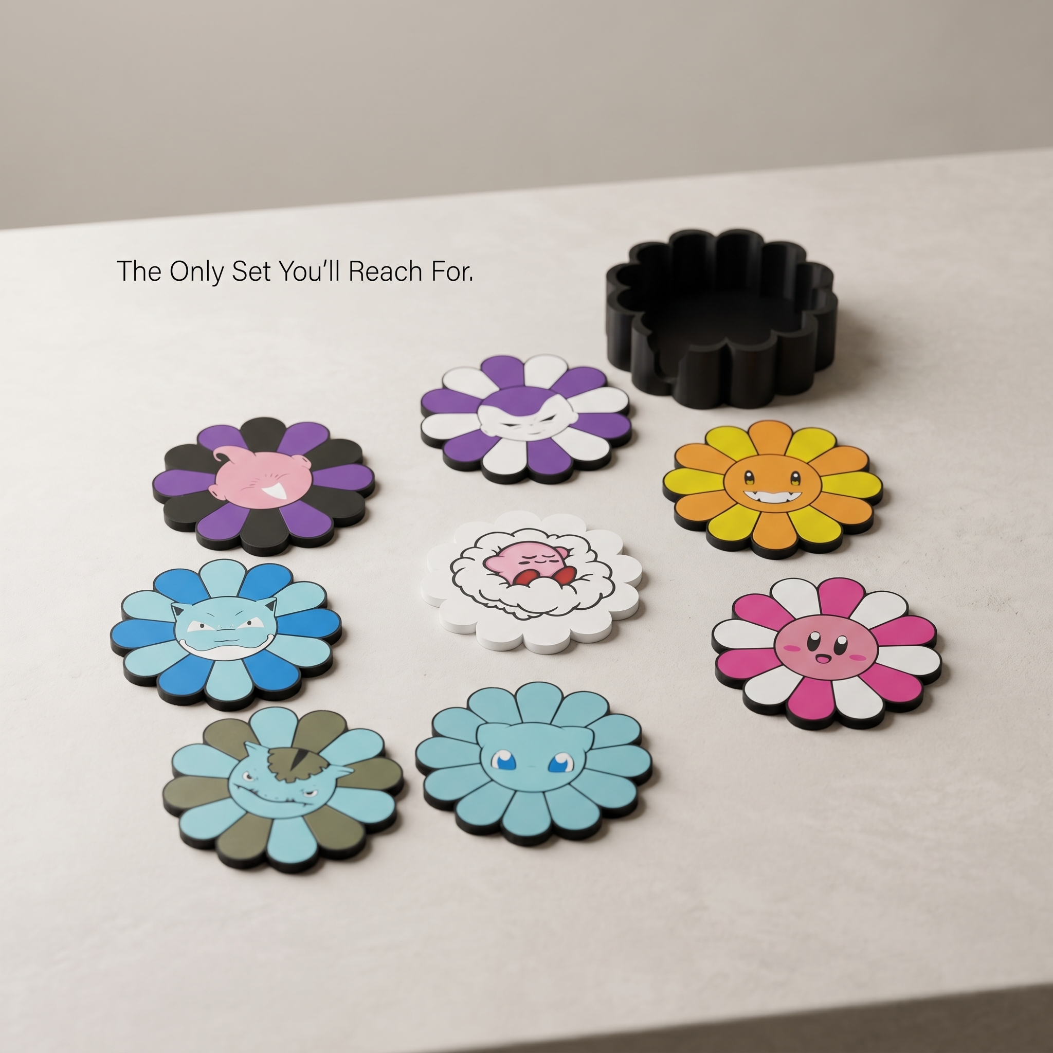 Anime Coaster Set – 8 Piece Collector Edition Main image