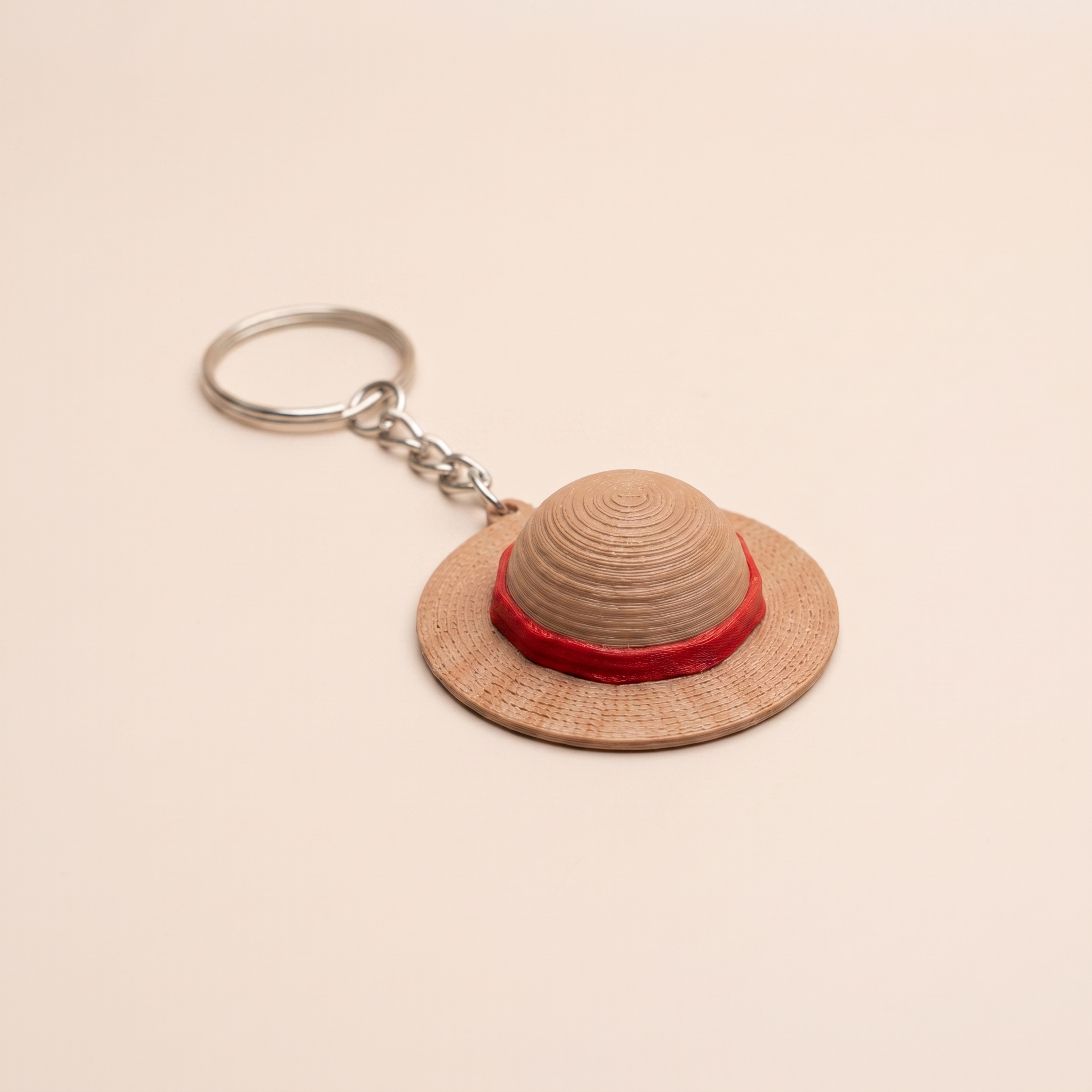 Straw Hat Keychain Main image