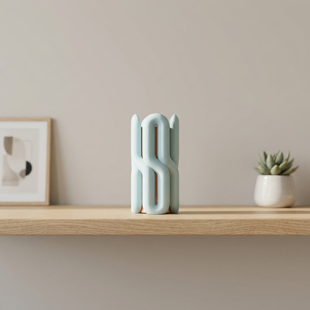 Dual Wibble – Two-Tone Sculptural Vase Main image