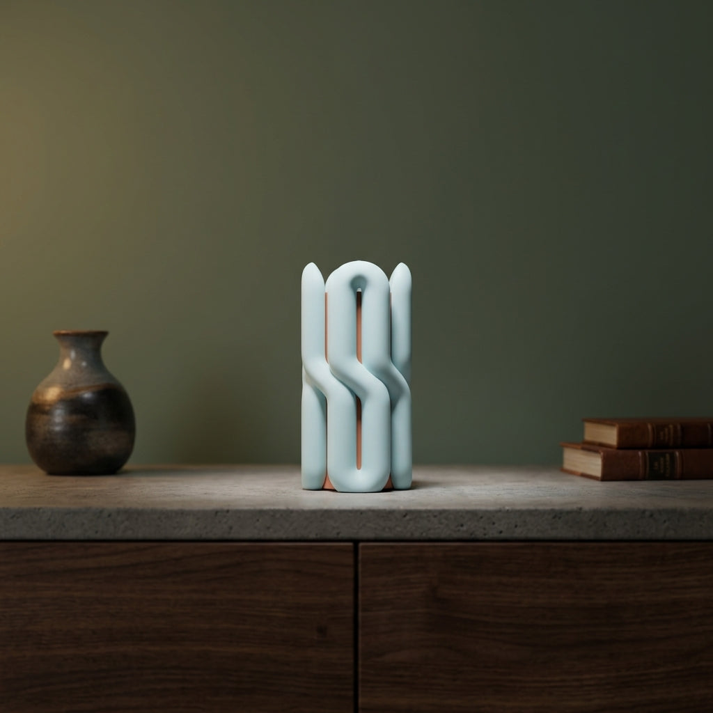 Dual Wibble – Two-Tone Sculptural Vase
