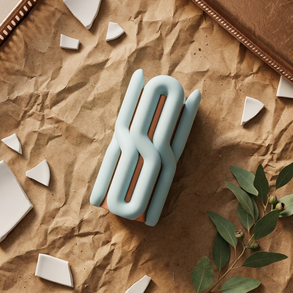 Dual Wibble – Two-Tone Sculptural Vase