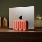 LINEA Vertical Laptop Stand – Sculptural Desk Dock