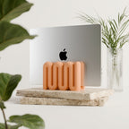 LINEA Vertical Laptop Stand – Sculptural Desk Dock